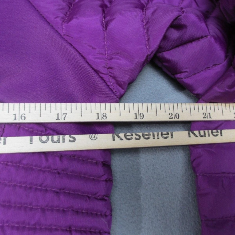 Eddie Bauer First Ascent Down Jacket Womens Medium Purple StormDown 800 Puffer - Picture 12 of 14